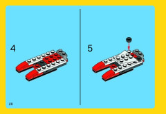 LEGO 31013 instructions page 28 – build guide