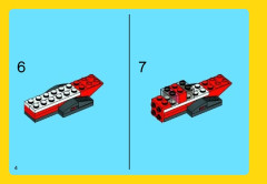 LEGO 31013 instructions page 4 – build guide