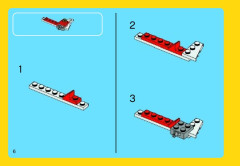 LEGO 31013 instructions page 6 – build guide