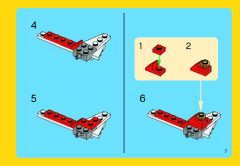 LEGO 31013 instructions page 7 – build guide