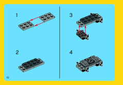 LEGO 31014 instructions page 10 – build guide