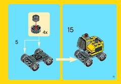 LEGO 31014 instructions page 11 – build guide