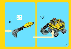 LEGO 31014 instructions page 15 – build guide