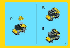 LEGO 31014 instructions page 19 – build guide