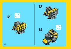 LEGO 31014 instructions page 20 – build guide