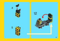 LEGO 31014 instructions page 31 – build guide