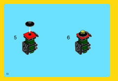 LEGO 31015 instructions page 10 – build guide