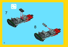 LEGO 31015 instructions page 18 – build guide