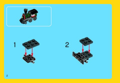 LEGO 31015 instructions page 2 – build guide