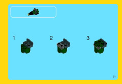 LEGO 31015 instructions page 21 – build guide