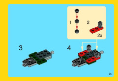 LEGO 31015 instructions page 25 – build guide