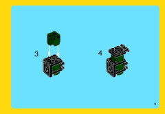 LEGO 31015 instructions page 9 – build guide