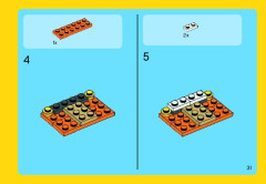 LEGO 31017 instructions page 31 – build guide