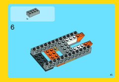 LEGO 31017 instructions page 45 – build guide