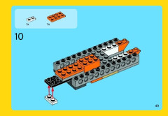 LEGO 31017 instructions page 49 – build guide