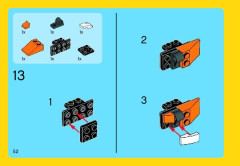 LEGO 31017 instructions page 52 – build guide