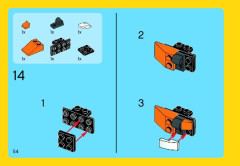 LEGO 31017 instructions page 54 – build guide