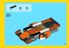 LEGO 31017 instructions page 61 – build guide