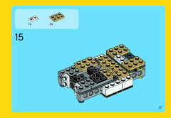 LEGO 31017 instructions page 17 – build guide