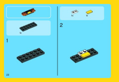 LEGO 31017 instructions page 22 – build guide