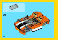 LEGO 31017 instructions page 40 – build guide