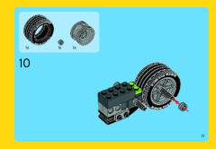LEGO 31018 instructions page 11 – build guide