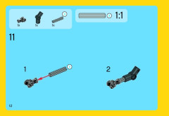 LEGO 31018 instructions page 12 – build guide