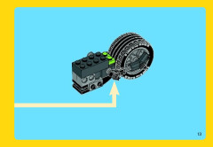 LEGO 31018 instructions page 13 – build guide