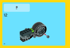 LEGO 31018 instructions page 14 – build guide