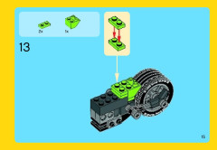 LEGO 31018 instructions page 15 – build guide