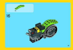 LEGO 31018 instructions page 19 – build guide