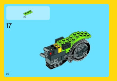 LEGO 31018 instructions page 20 – build guide