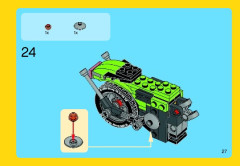LEGO 31018 instructions page 27 – build guide