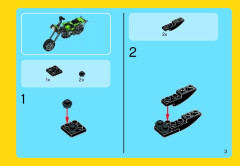 LEGO 31018 instructions page 3 – build guide