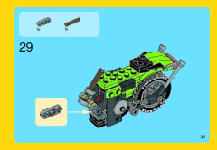 LEGO 31018 instructions page 33 – build guide