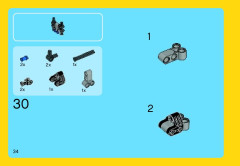 LEGO 31018 instructions page 34 – build guide