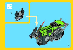 LEGO 31018 instructions page 37 – build guide