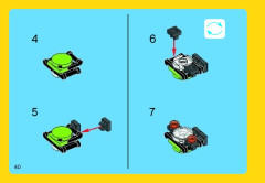 LEGO 31018 instructions page 40 – build guide