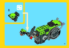 LEGO 31018 instructions page 41 – build guide