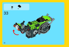 LEGO 31018 instructions page 42 – build guide
