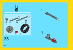 LEGO 31018 instructions page 44 – build guide