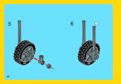 LEGO 31018 instructions page 46 – build guide