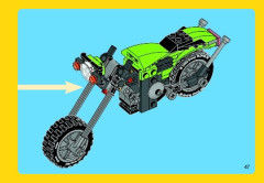 LEGO 31018 instructions page 47 – build guide