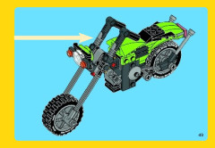 LEGO 31018 instructions page 49 – build guide