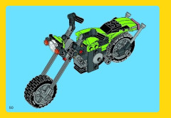 LEGO 31018 instructions page 50 – build guide
