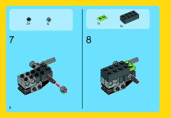 LEGO 31018 instructions page 8 – build guide