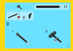 LEGO 31018 instructions page 9 – build guide