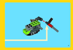 LEGO 31018 instructions page 11 – build guide