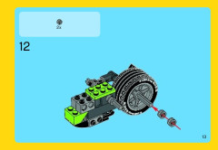 LEGO 31018 instructions page 13 – build guide