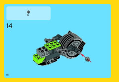 LEGO 31018 instructions page 16 – build guide